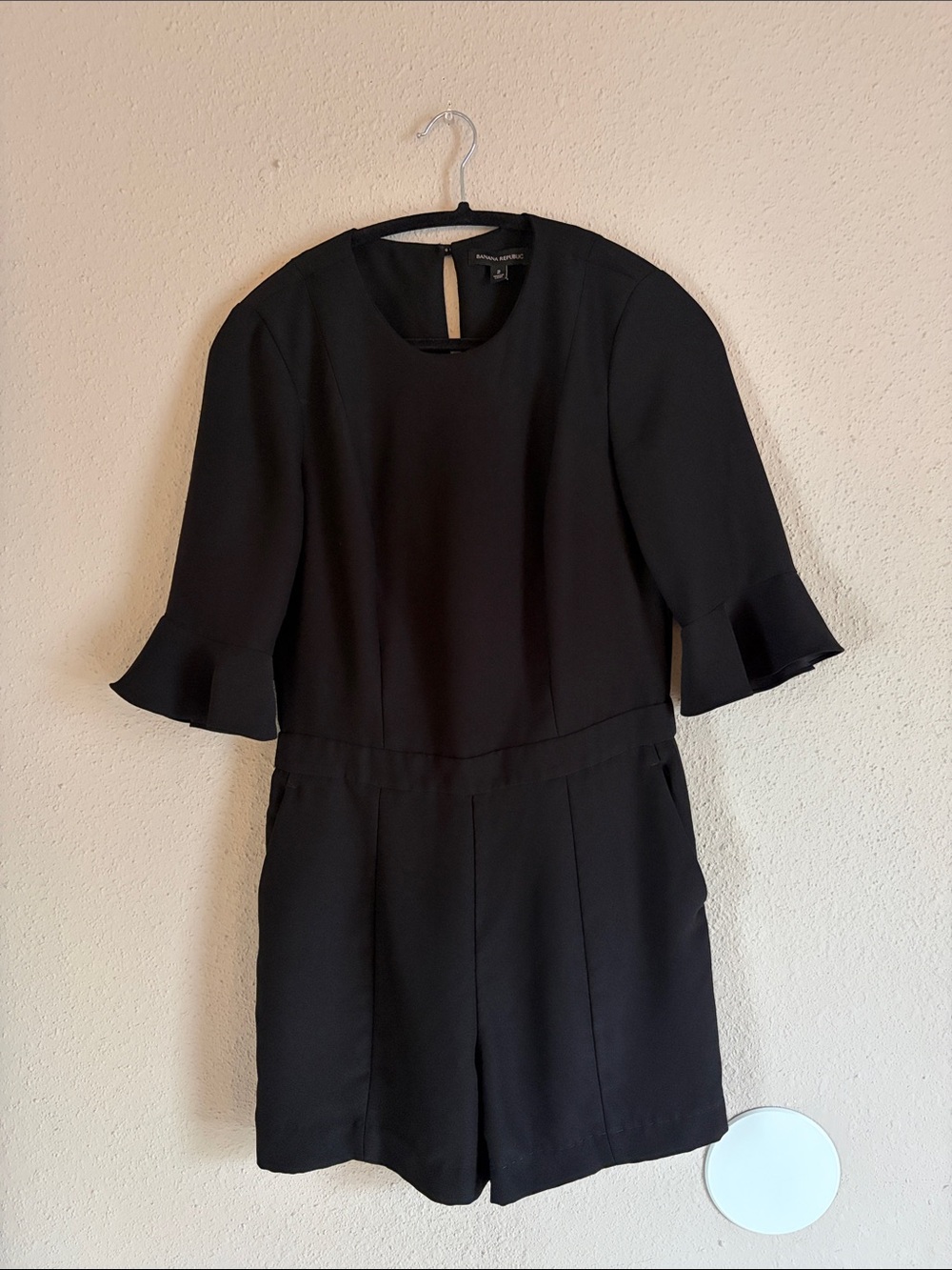 Banana Republic Black Keyhole Dress